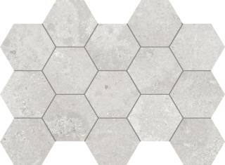 Picture of Happy Floors - Timeless Hexagon Mosaic Grey