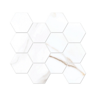 Picture of Eleganza Tiles - Calacatta Borghini Next Mosaic Calacatta Borghini