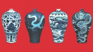 Picture of Bisazza Mosaico - Decori 10 - Blue Vases Blue Vases