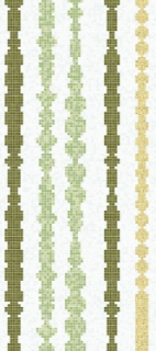 Picture of Bisazza Mosaico - Decori 20 - Columns Green Columns Green A