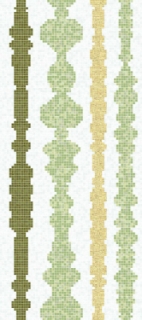 Picture of Bisazza Mosaico - Decori 20 - Columns Green Columns Green B