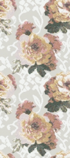 Picture of Bisazza Mosaico - Decori 10 - Fleurs Grigio