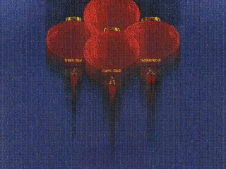 Picture of Bisazza Mosaico - Decori 10 - Lanterns Blue