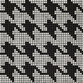 Picture of Bisazza Mosaico - Pied De Poule Nero