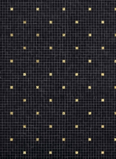 Picture of Bisazza Mosaico - Marmosaico Fiorichiari Nero Oro Giallo
