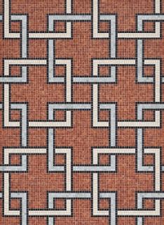 Picture of Bisazza Mosaico - Marmosaico Magenta Rosso