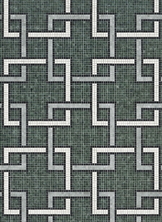 Picture of Bisazza Mosaico - Marmosaico Magenta Verde