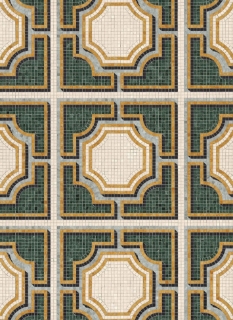 Picture of Bisazza Mosaico - Marmosaico Solferino Verde