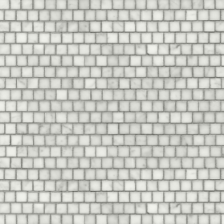 Picture of Bisazza Mosaico - The Marble Shift Bianco Carrara