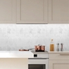 Picture of Elon Tile & Stone - Wave Mosaics Pearl White Honed