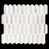 Picture of Elon Tile & Stone - Wave Mosaics White Thassos Crema Marfil Bianco Oro Honed