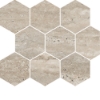 Picture of Milestone - Travertine Hexagon Mosaic Navona Matte