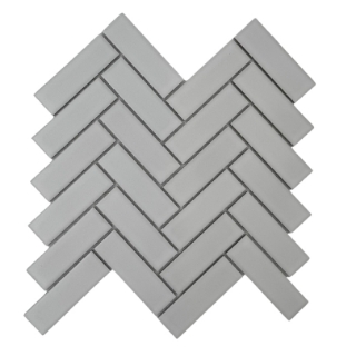 Picture of Adex USA - Rectangle Herringbone Matte White