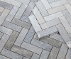 Picture of Elysium - Herringbone Mosaic Italian Grey