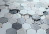 Picture of Elysium - 2 x 2 Hexagon Mosaic Beach