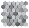 Picture of Elysium - 2 x 2 Hexagon Mosaic Italian Blue