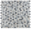 Picture of Elysium - 2 x 2 Hexagon Mosaic Italian Blue