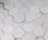 Picture of Elysium - 2 x 2 Hexagon Mosaic Snow White Polished