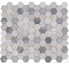 Picture of Elysium - 4 x 4 Hexagon Mosaic Blue
