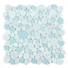 Picture of Elysium - Peach Mosaic Carrara Blue