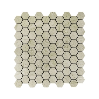 Picture of Anthology Tile - Marbleridge Reserve Hex Mosaic Misty Silk