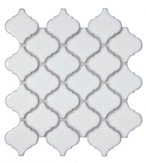 Picture of Elysium - Hulu Arabesque Mosaic Fancy White