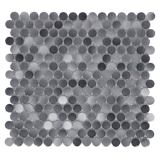 Picture of Elysium - Hulu Penny Round Mosaic Fancy Grey