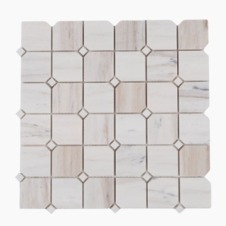 Picture of Elysium - Precious Stone Clipped Wooden White Honed