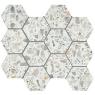 Picture of Emser Tile - Fragmento Hex Mosaic White Large Speckle