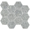 Picture of Emser Tile - Fragmento Hex Mosaic Silver Small Speckle