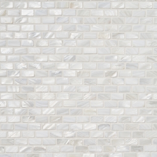 Picture of SOHO Studio Corp - Pearl Mosaic Bricks White Flat Mini Brick