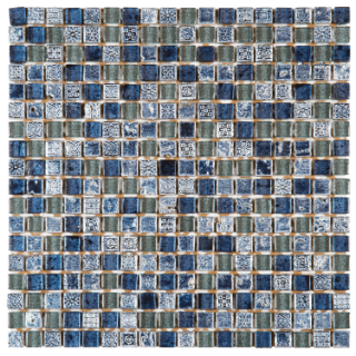 Picture of Bati Orient - Mix Mosaic 5/8 x 5/8 Blue Glass Decor