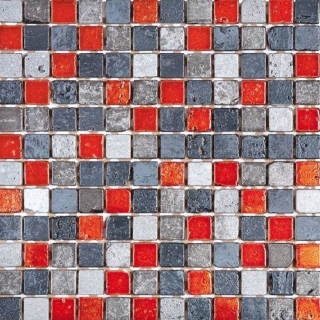 Picture of Bati Orient - Mix Mosaic Marble Grey Red Marble
