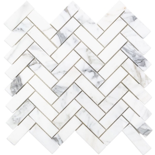 Picture of SOHO Studio Corp - Calacatta Mosaics Herringbone