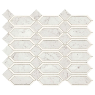 Picture of Marazzi - Castellina Linear Hex White Gray