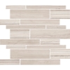 Picture of Daltile - Limestone Mosaics Unique Shapes Chenille White Modern Linear