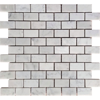 Picture of MiR Mosaic - Marbella Mosaics Carrara 1 x 2