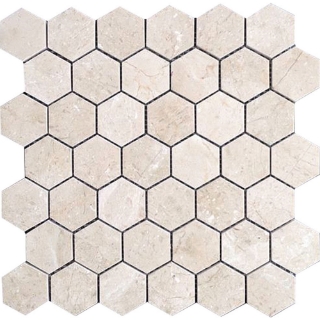 Picture of MiR Mosaic - Valencia Crema Hex Polished