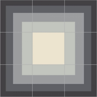 Picture of Bisazza Mosaico - Cementiles Decorations Square Maze Charcoal