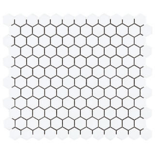 Picture of SOHO Studio Corp - Simple Mosaic Solid Hexagon White / Matte