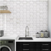 Picture of Daltile - Perfit Mosaix Paradise Thassos Half Hex Polished