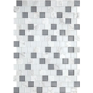 Picture of Daltile - Perfit Mosaix White Carrara Glass Brick Polished