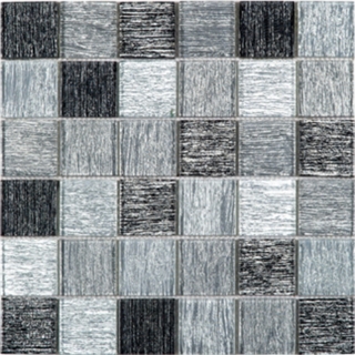 Picture of Bati Orient - Glass Stripe Effect Mosaic Grey Mix Stripe Effect