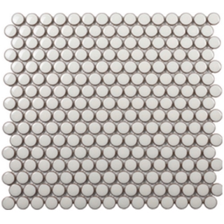 Picture of Roca - CC Mosaics Plus Pearl White Bright Pennyround