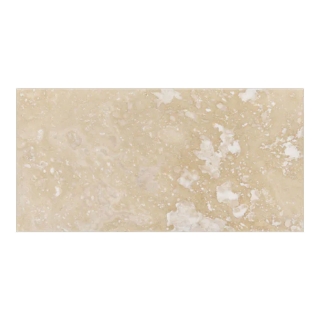 Picture of Elon Tile & Stone - Limestone 3 x 6 Light Ivory Travertine Honed