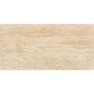 Picture of Elon Tile & Stone - Limestone 6 x 12 Vein-Cut Light Ivory Travertine Honed