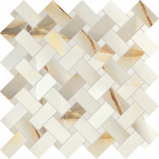 Picture of MiR Mosaic - Imperial Basketweave Mosaic Onyx Perla
