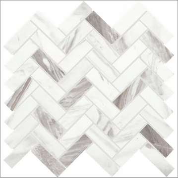 Picture of Daltile - Eclessia Herringbone Mosaic Volakas
