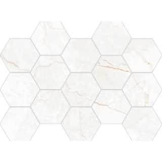 Picture of Happy Floors - Statik Hexagon Mosaic Rust Polished