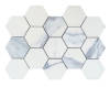 Picture of Elysium - Calacatta Blue Mosaic Blue Hexagon